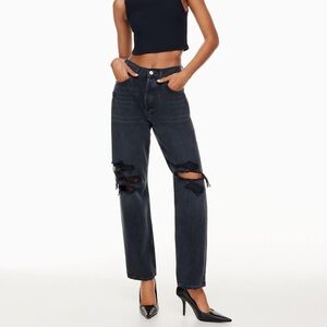 AGOLDE | '90s Jean Mid-rise Black/Charcoal relaxed jeans US 28